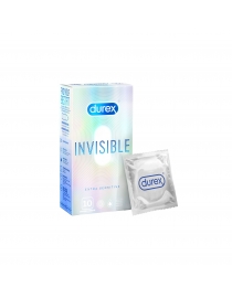 Prezervatyvai Durex Invisible Extra Lubricated vienetais 